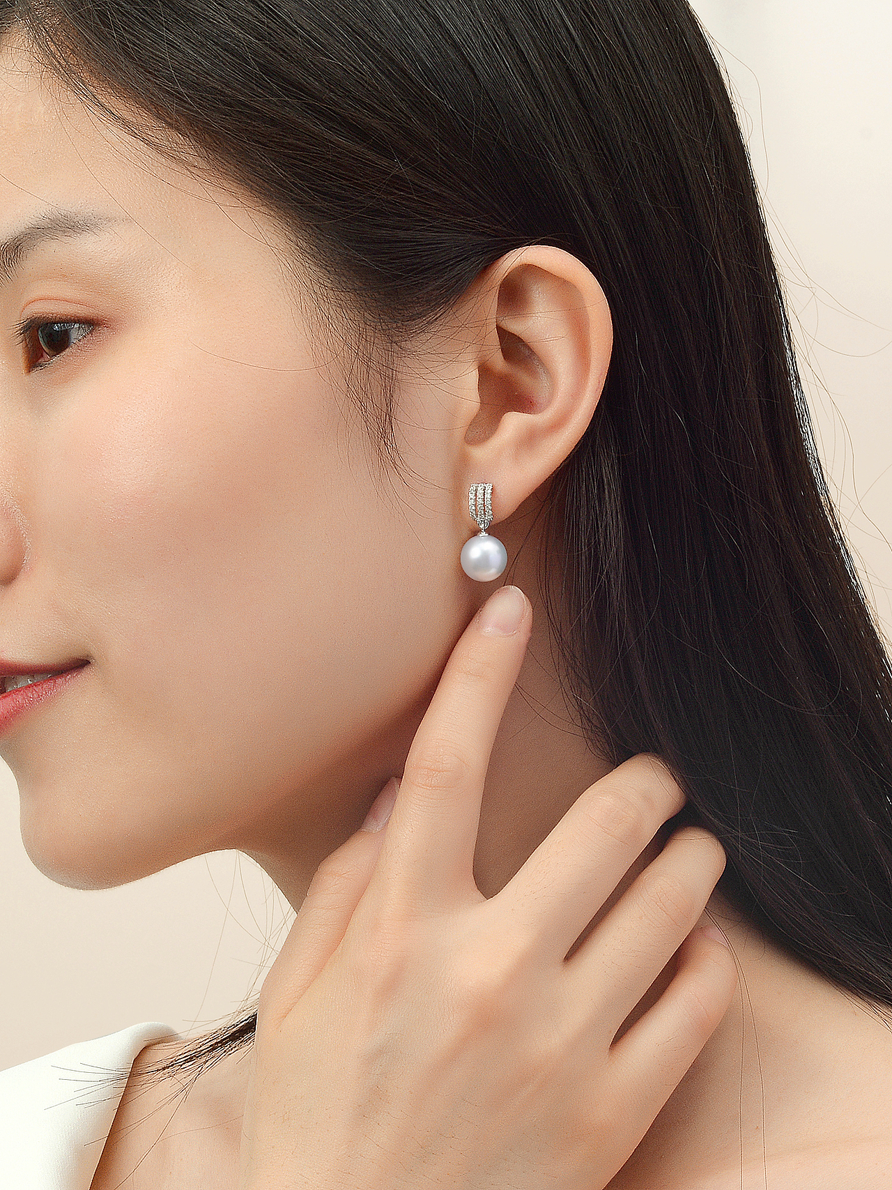 电商珠宝模特佩戴图