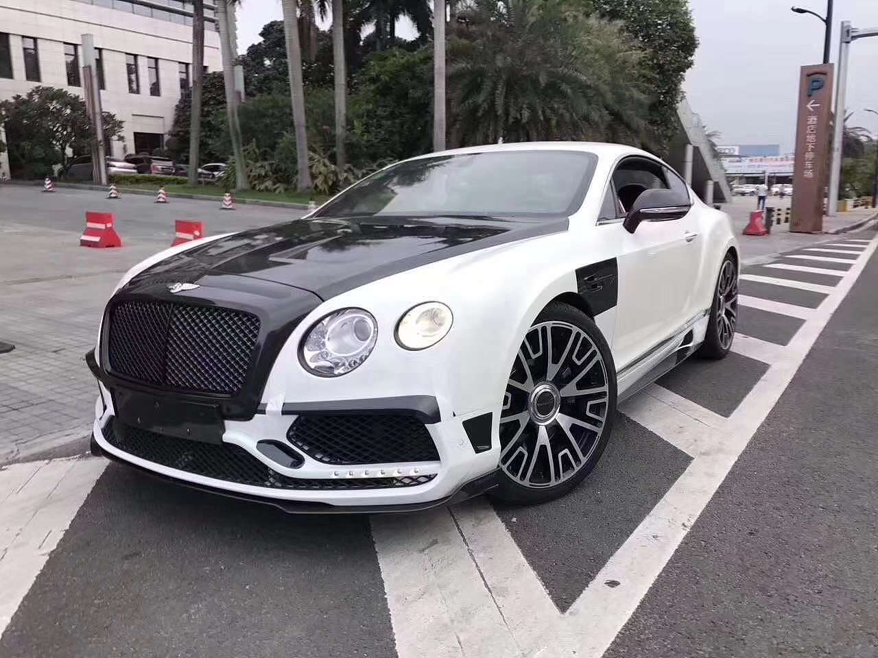 宾利欧陆gt改装升级mansory大包围前杠后杠尾翼