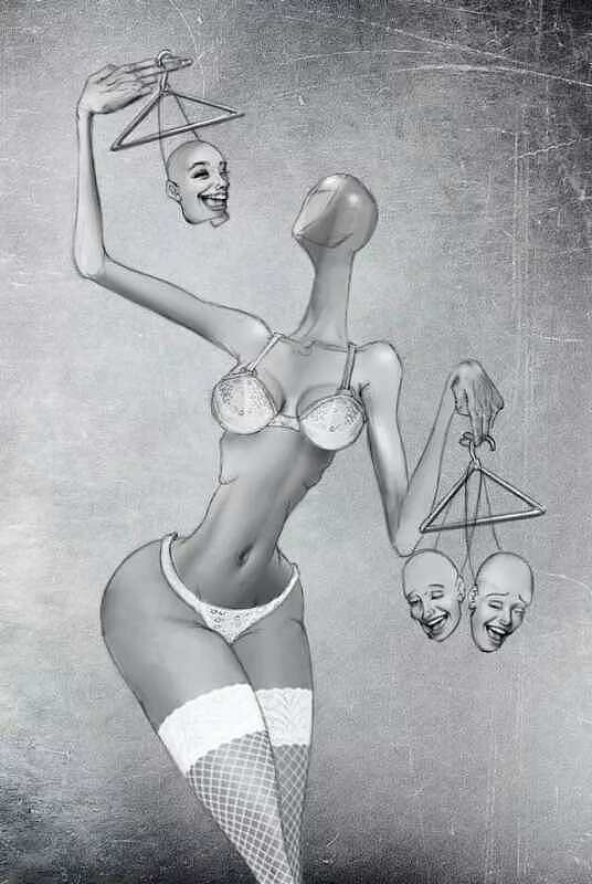 人性（图ZOTY1MzM3MTI=） - 艺术插画 - 站酷设计师INSnit原创素材 - 站酷ZCOOL