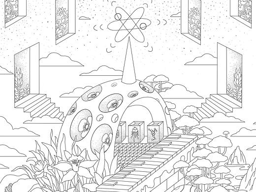 伊利 金典“花式有机生活”插画