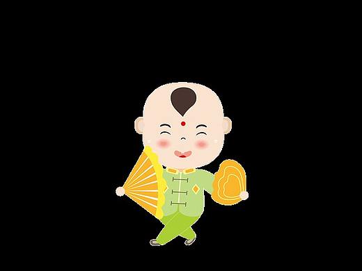 东北秧歌  IP人物形象设计   动图