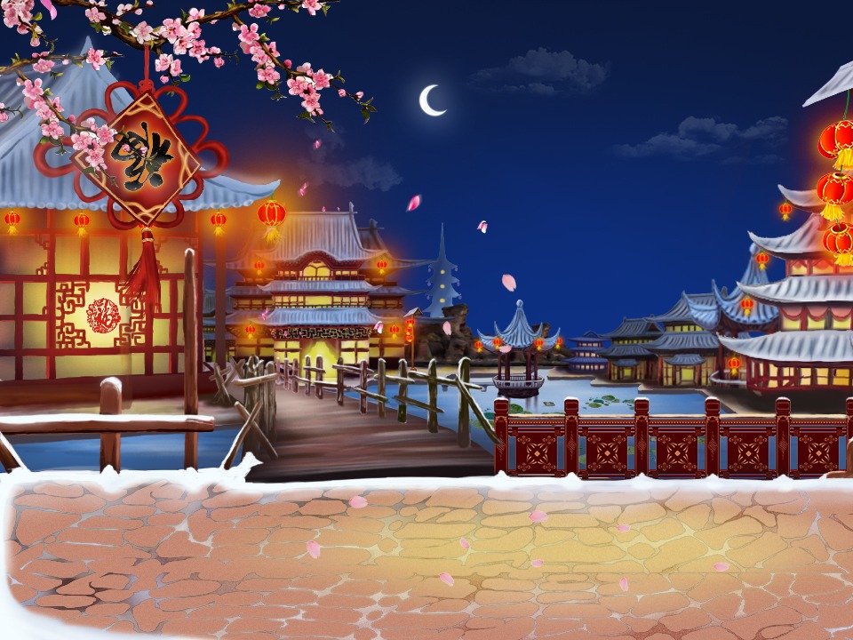 棋牌大厅游戏背景(游戏场景)