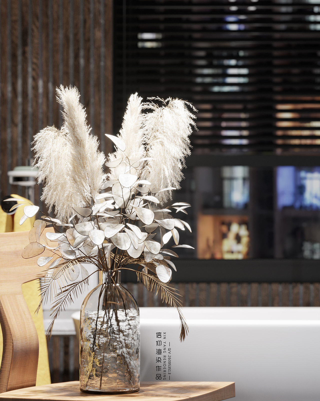 夜景卫生间表现