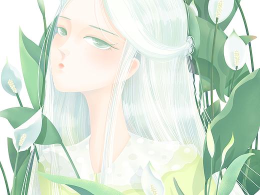 『 女孩与花 』系列·春