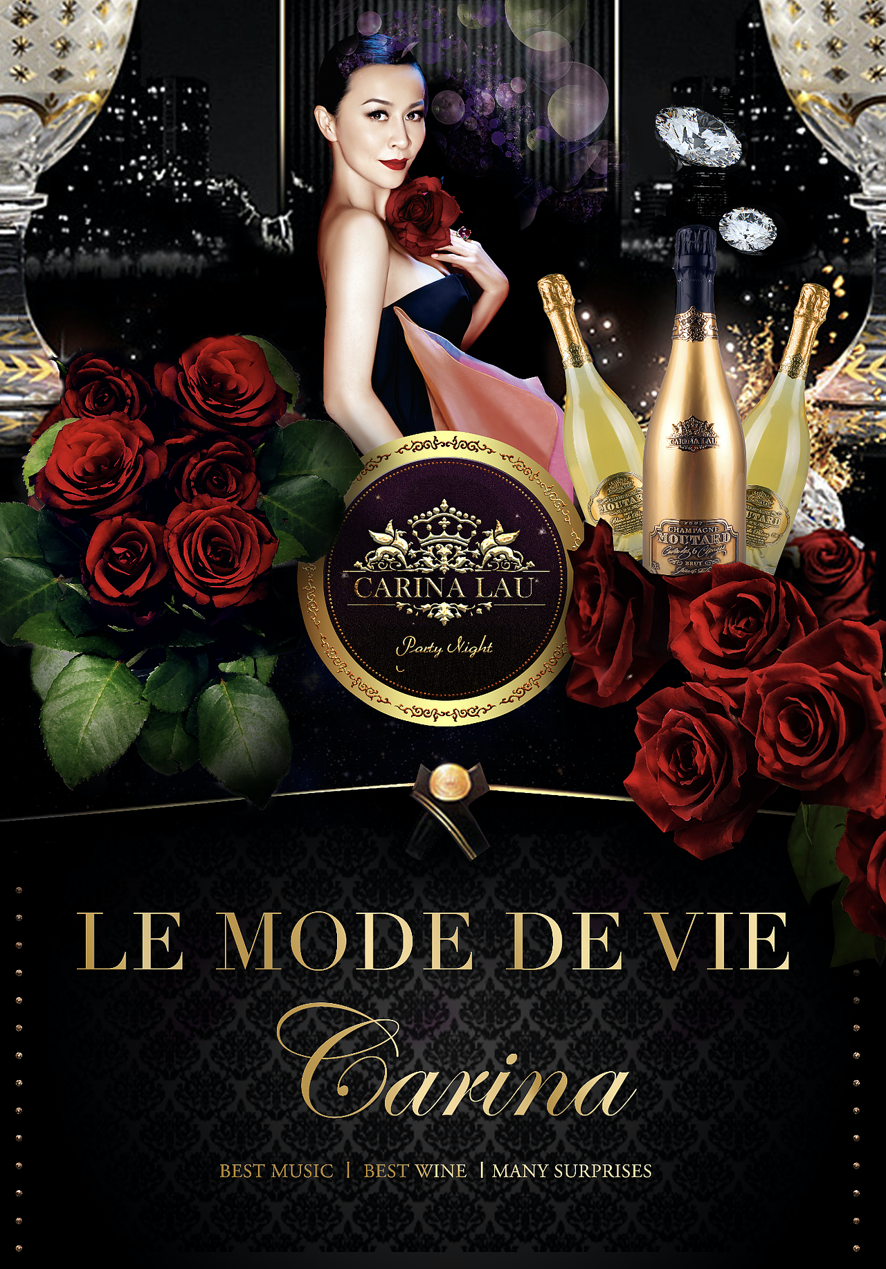 嘉玲红酒酒标设计（图ZNDc2NzkzMDQ=） - 包装 - 站酷设计师志在Design原创素材 - 站酷ZCOOL