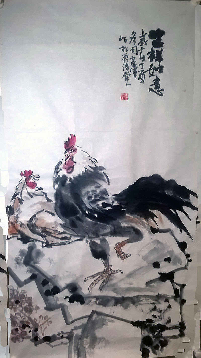 吉祥如意图_画家张学军-站酷zcool