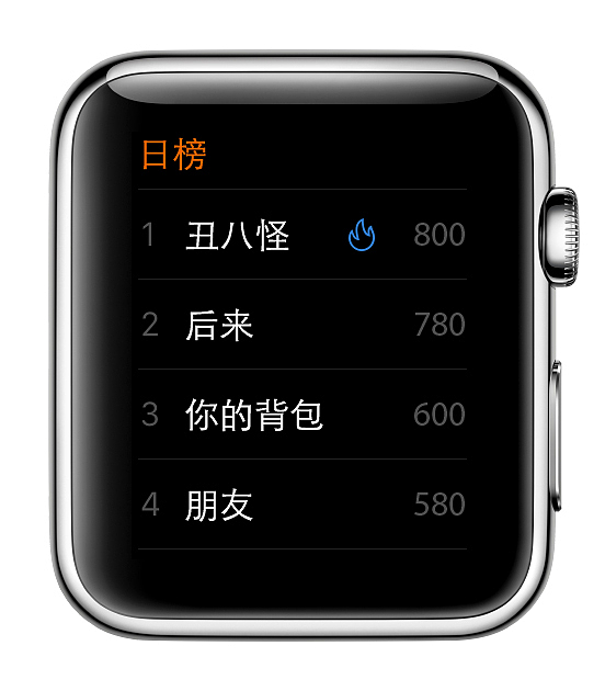 音乐app    iwatch