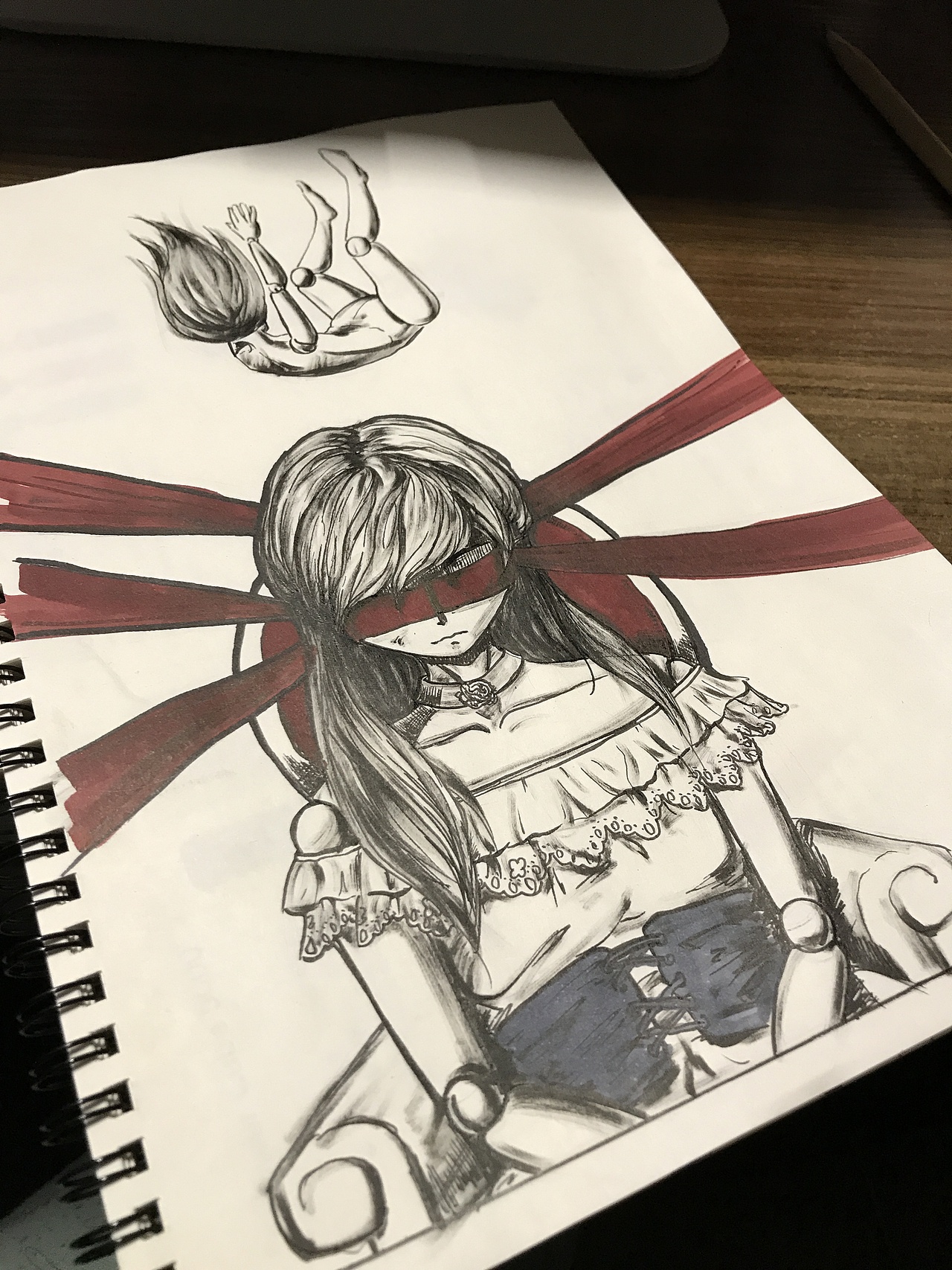 坠落（图ZMTM1NzAyMTM2） - 创作习作 - 站酷设计师张同学睡不醒原创素材 - 站酷ZCOOL