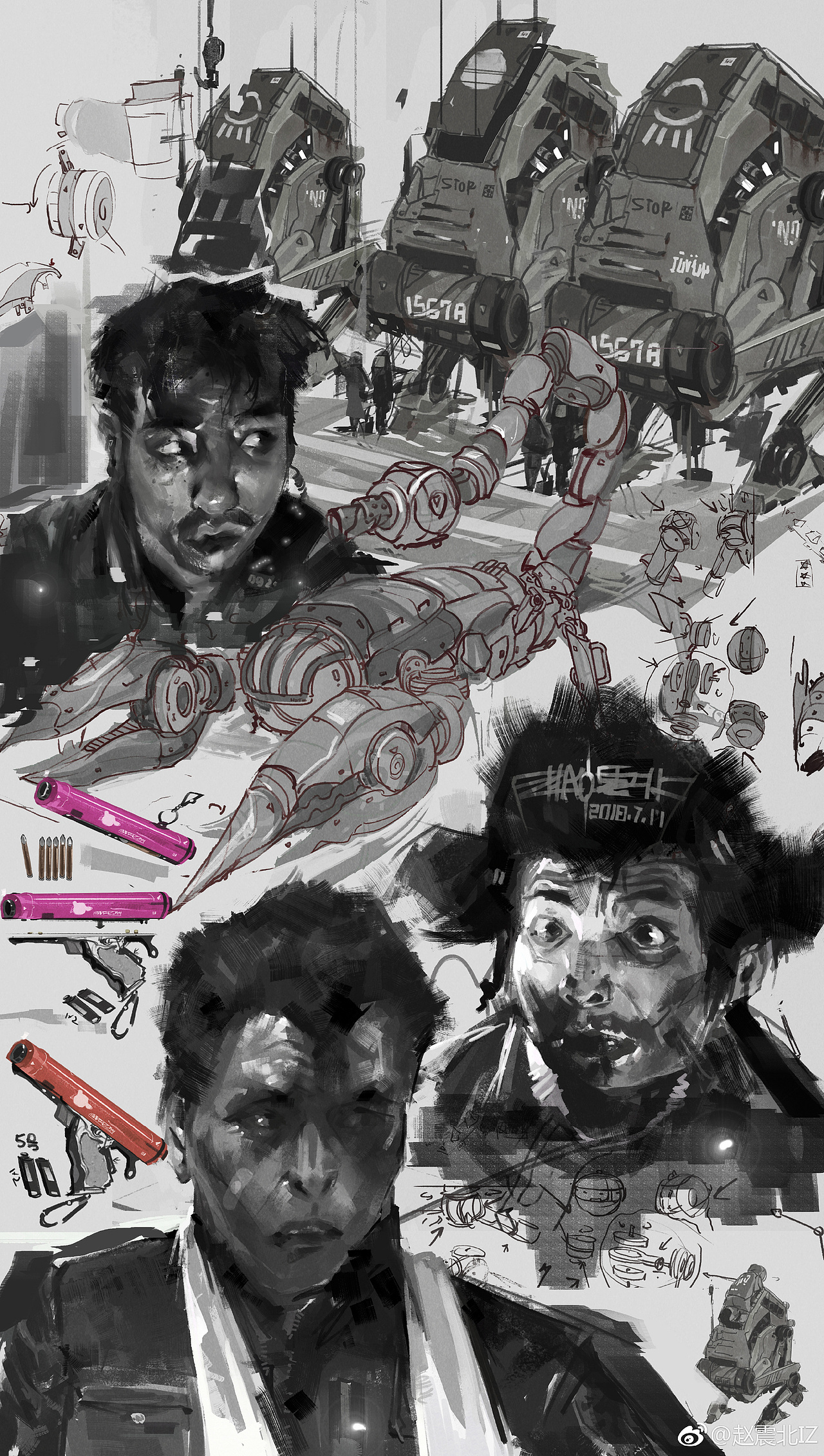 RECG2020反战原画篇(图ZMTkzMTY3OTI4) - 绘本 - 站酷设计师赵震北原创素材 - 站酷ZCOOL