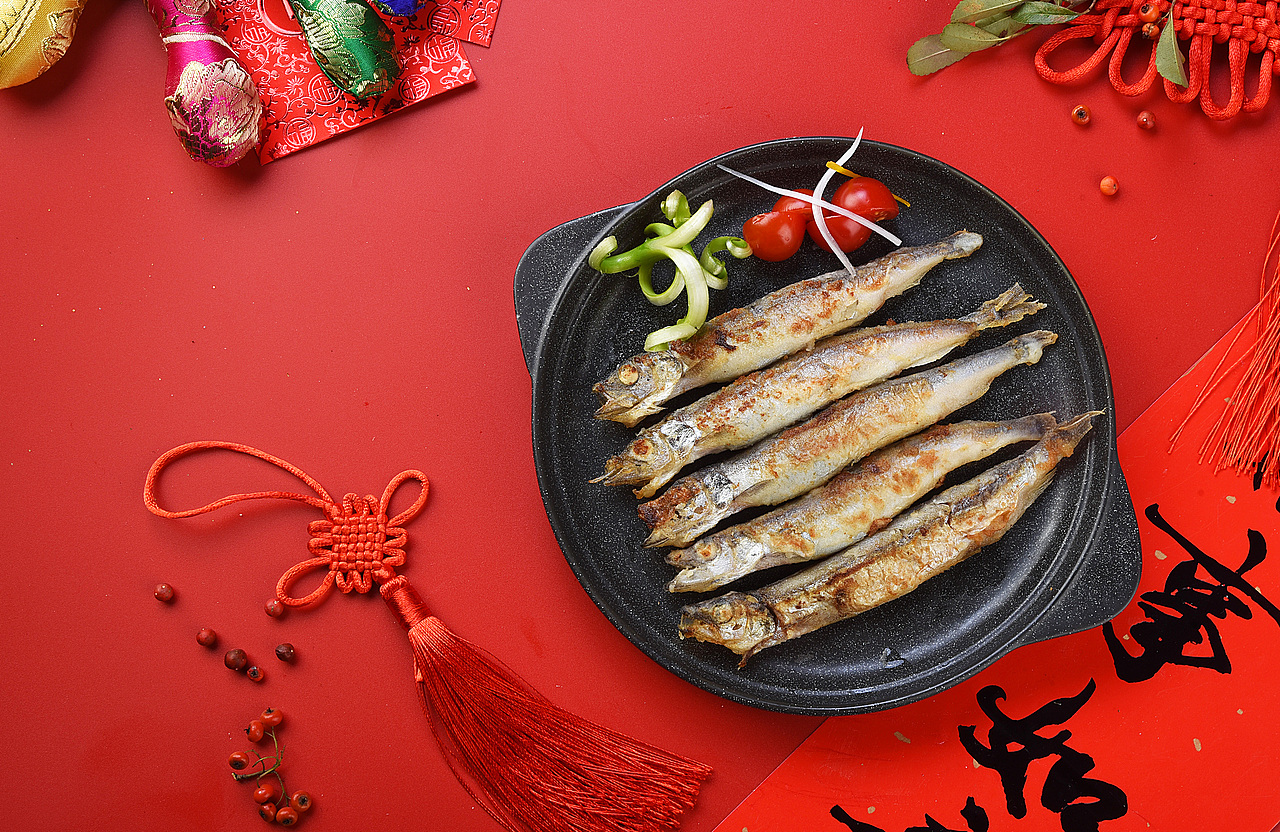 红红火火的年夜饭美食拍摄