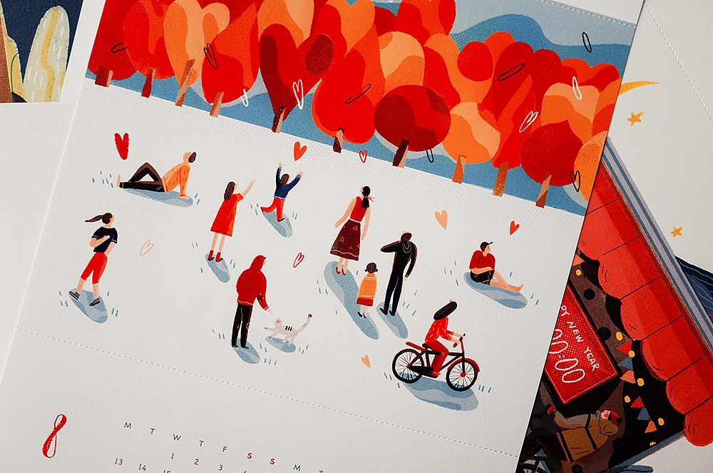 2018日历设计（图ZOTk2OTY0OTI=） - 商业插画 - 站酷设计师郝小好HaoHao原创素材 - 站酷ZCOOL