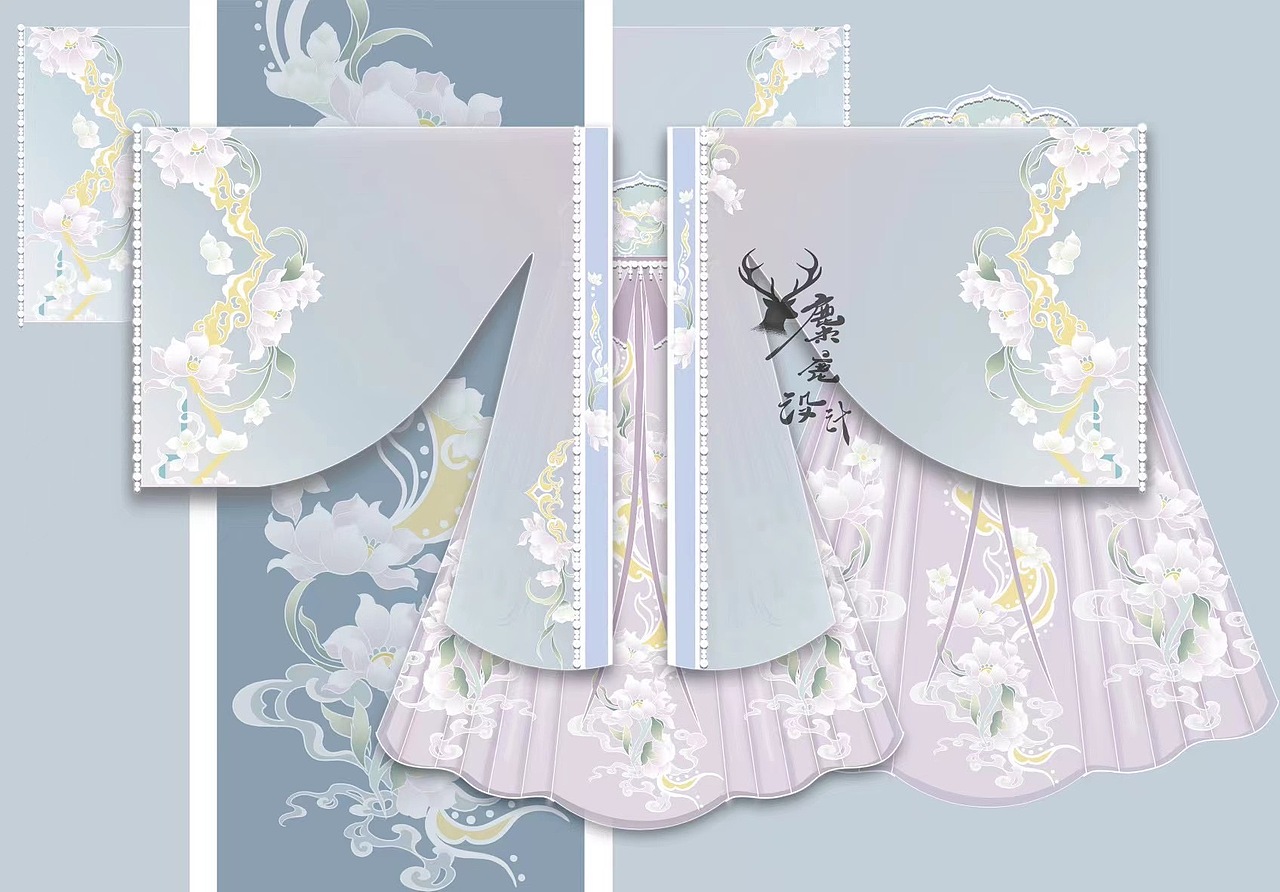 汉服设计稿（图ZMjk3NDM0NDI4） - 传统/民族服饰 - 站酷设计师原创汉服设计师原创素材 - 站酷ZCOOL