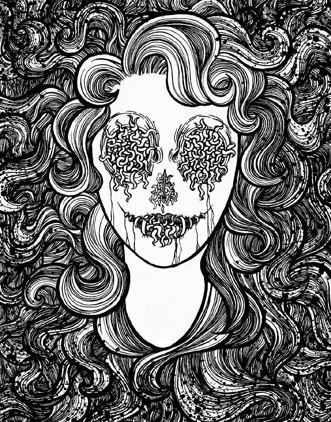 崩溃|插画|艺术插画|acracks - 原创作品 - 站酷 (zcool)