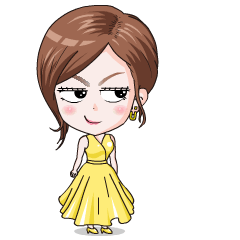 u牌代言人q版明星梁静茹祥物设计卡通形象设计微信表情