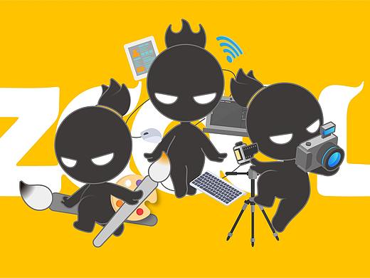 站酷小黑仔（個人主頁-ZNTM0MTY3NDA=） - IP形象 - 站酷設計師大白兔先生原創(chuàng)素材 - 站酷ZCOOL