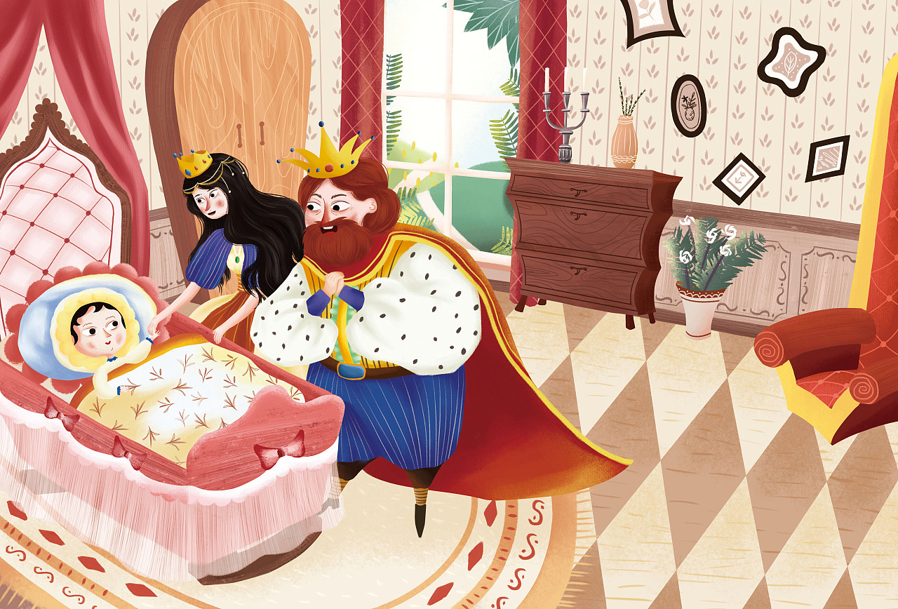 白雪公主绘本|插画|绘本|梦柏cher - 原创作品 - 站酷 (zcool)