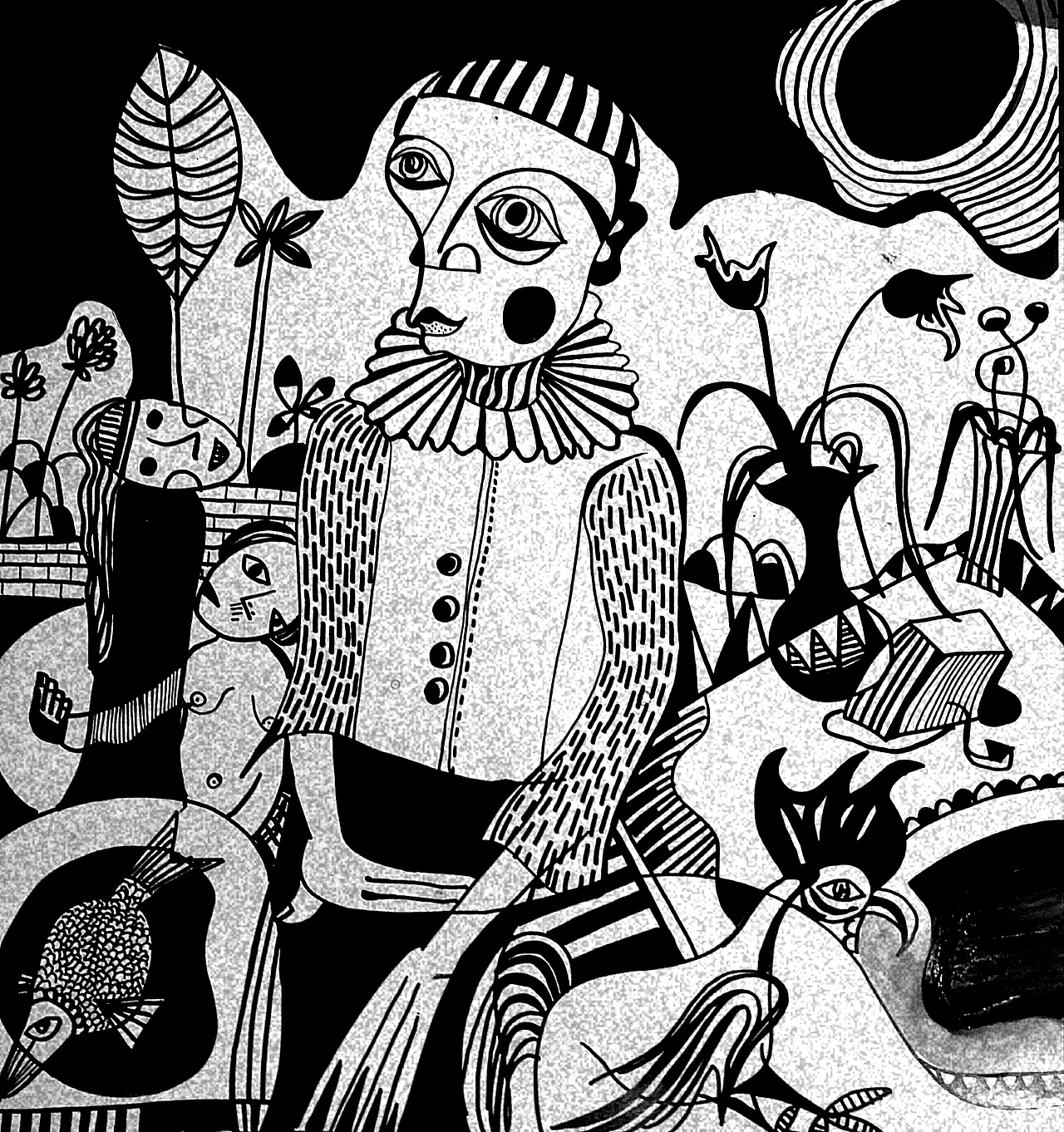 黑与白|纯艺术|绘画|坏坏王狗蛋_原创作品-站酷zcool