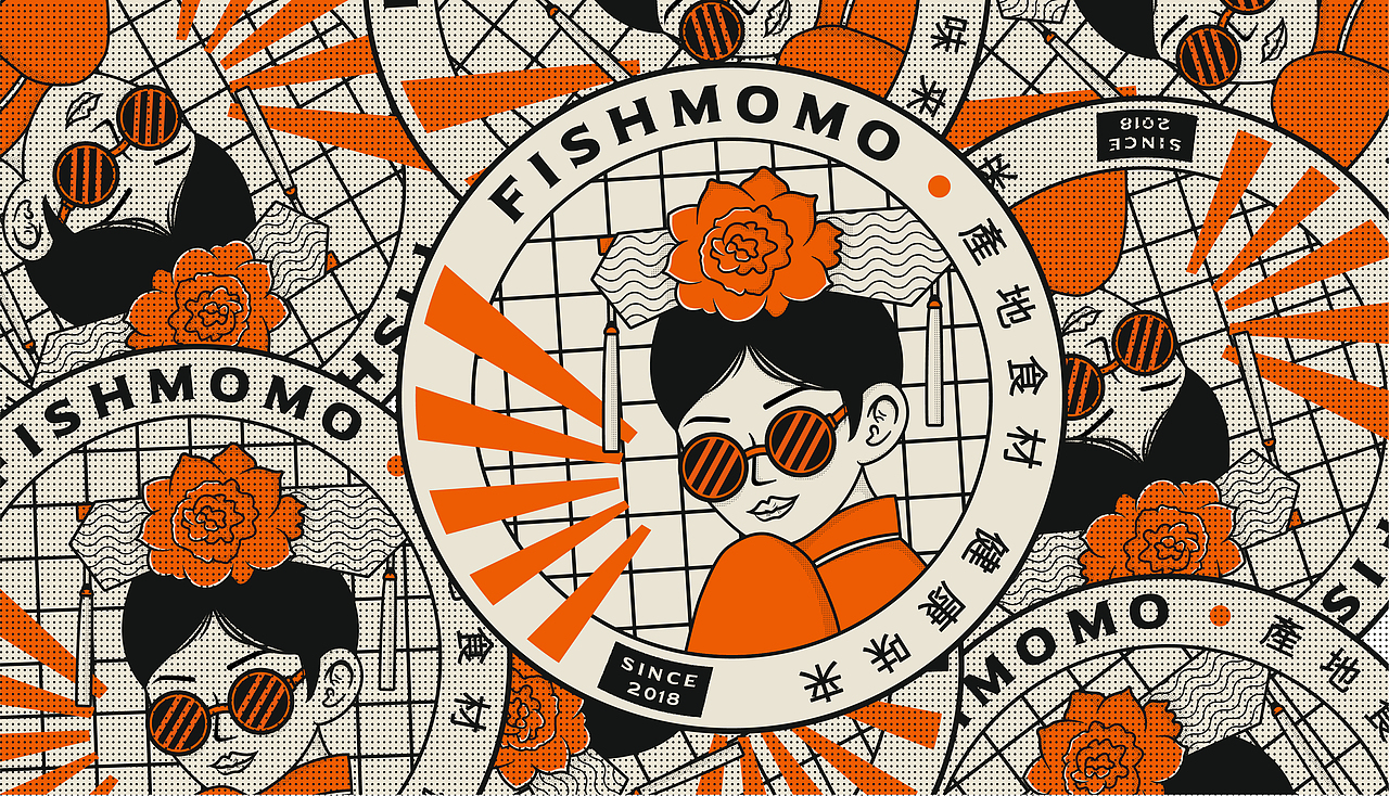 鱼摩摩品牌设计