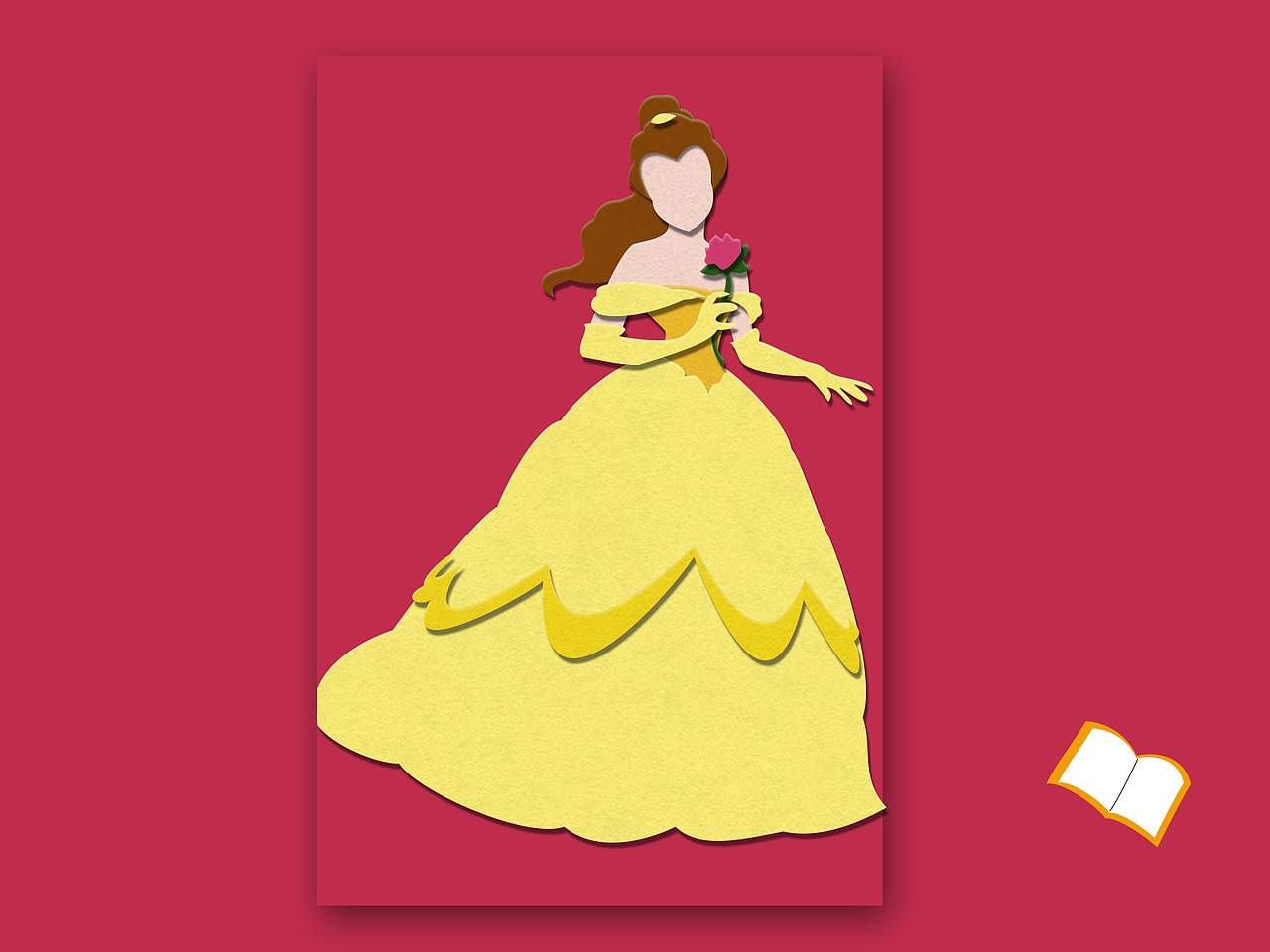 迪斯尼公主系列插画