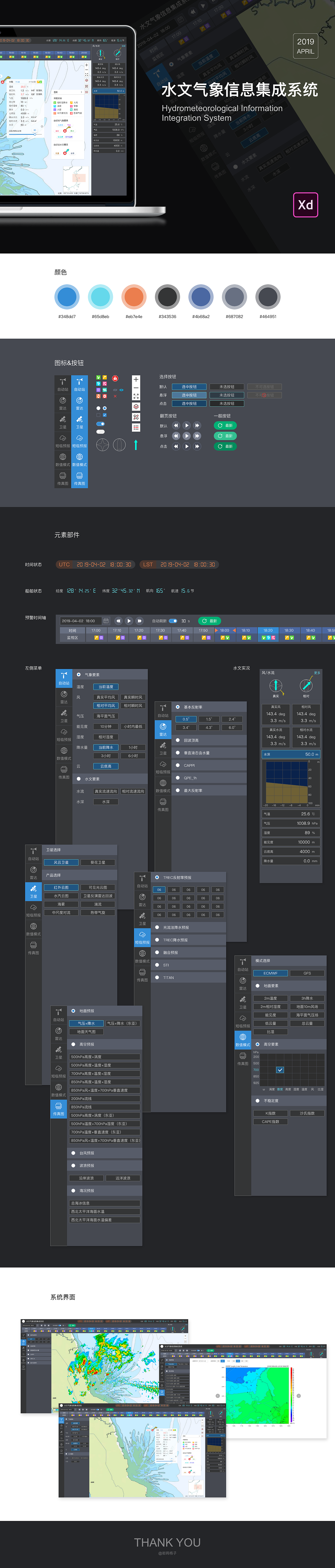 水文气象系统（图ZMTYyMzM3NTg4） - 软件界面 - 站酷设计师岩鸣杨子原创素材 - 站酷ZCOOL