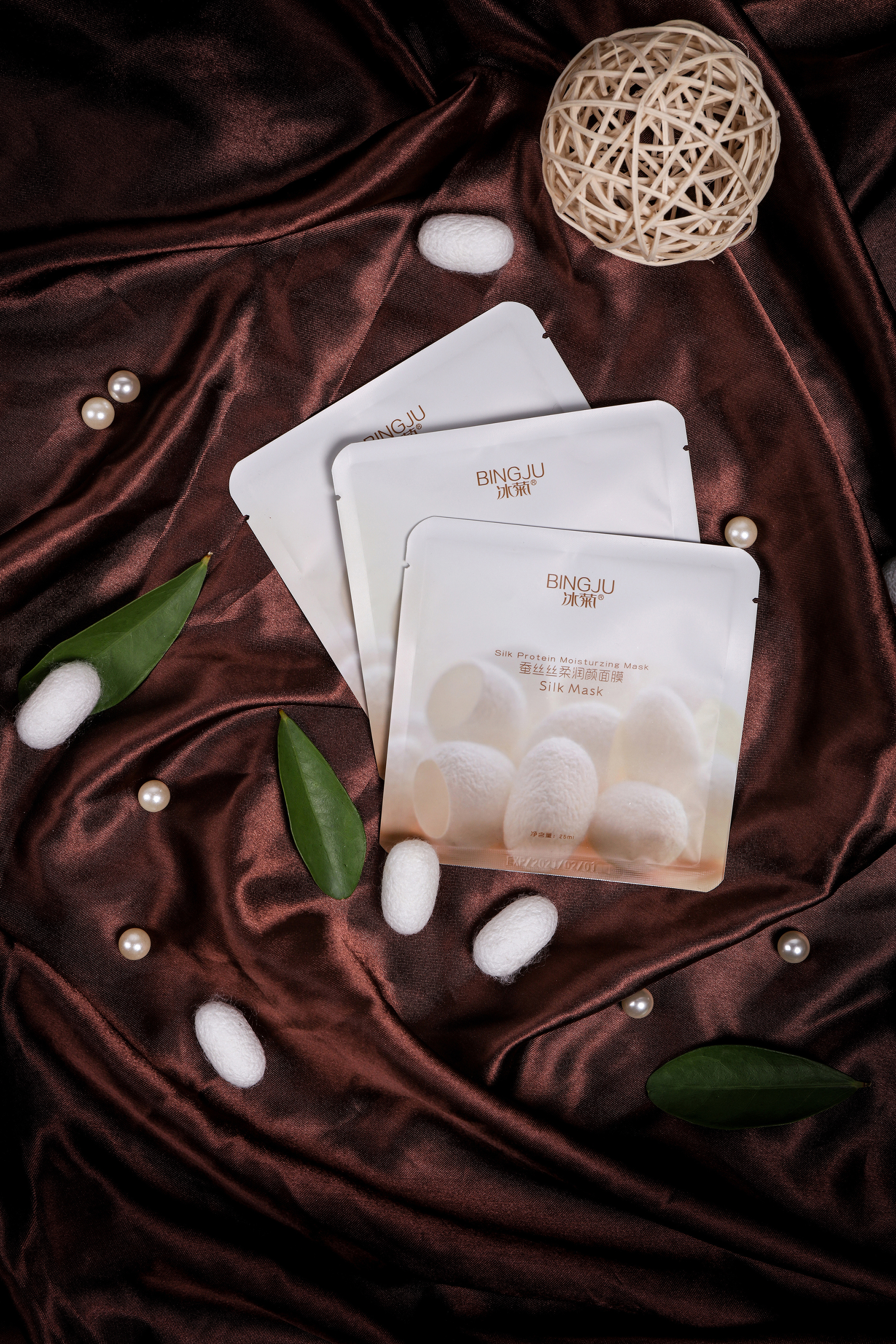 冰菊蚕丝面膜场景拍摄欣赏