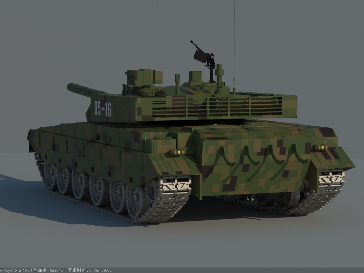 3D坦克模型一组|三维|机械/交通|非线性龙 - 原创作品 - 站酷 (ZCOOL)