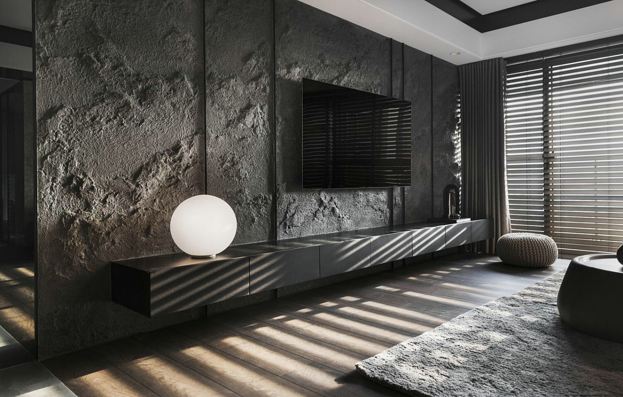 现代黑白灰|空间|家装设计|1992效果图制作 - 原创作品 - 站酷 (zcool