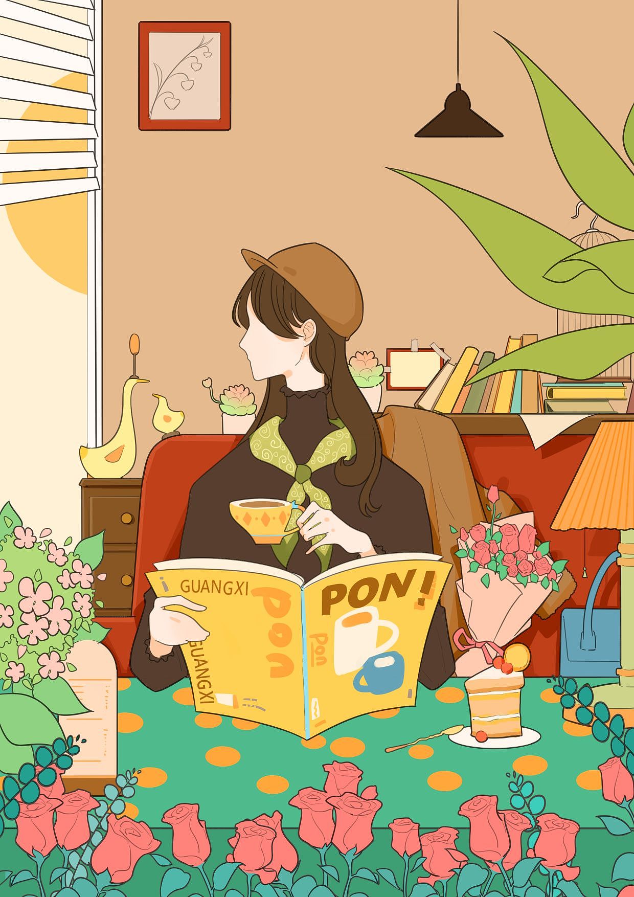 【插画】冬日暖阳