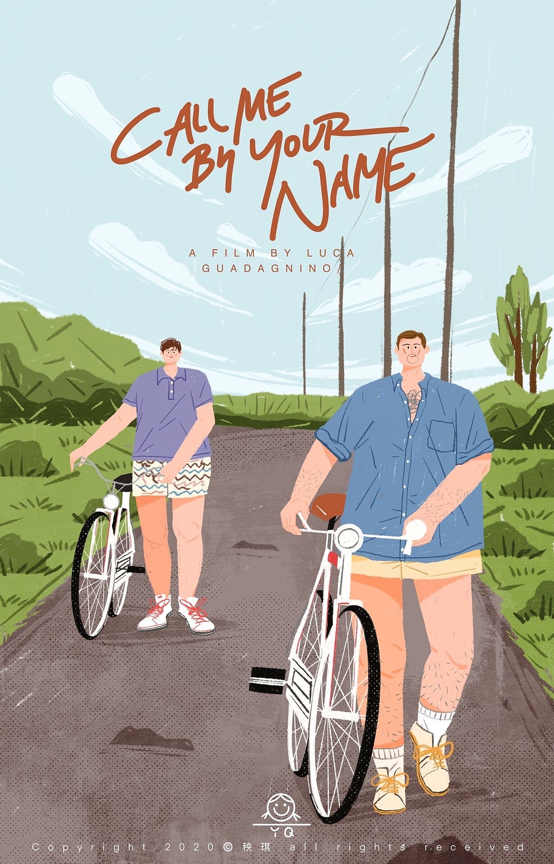 近期的电影系列插画