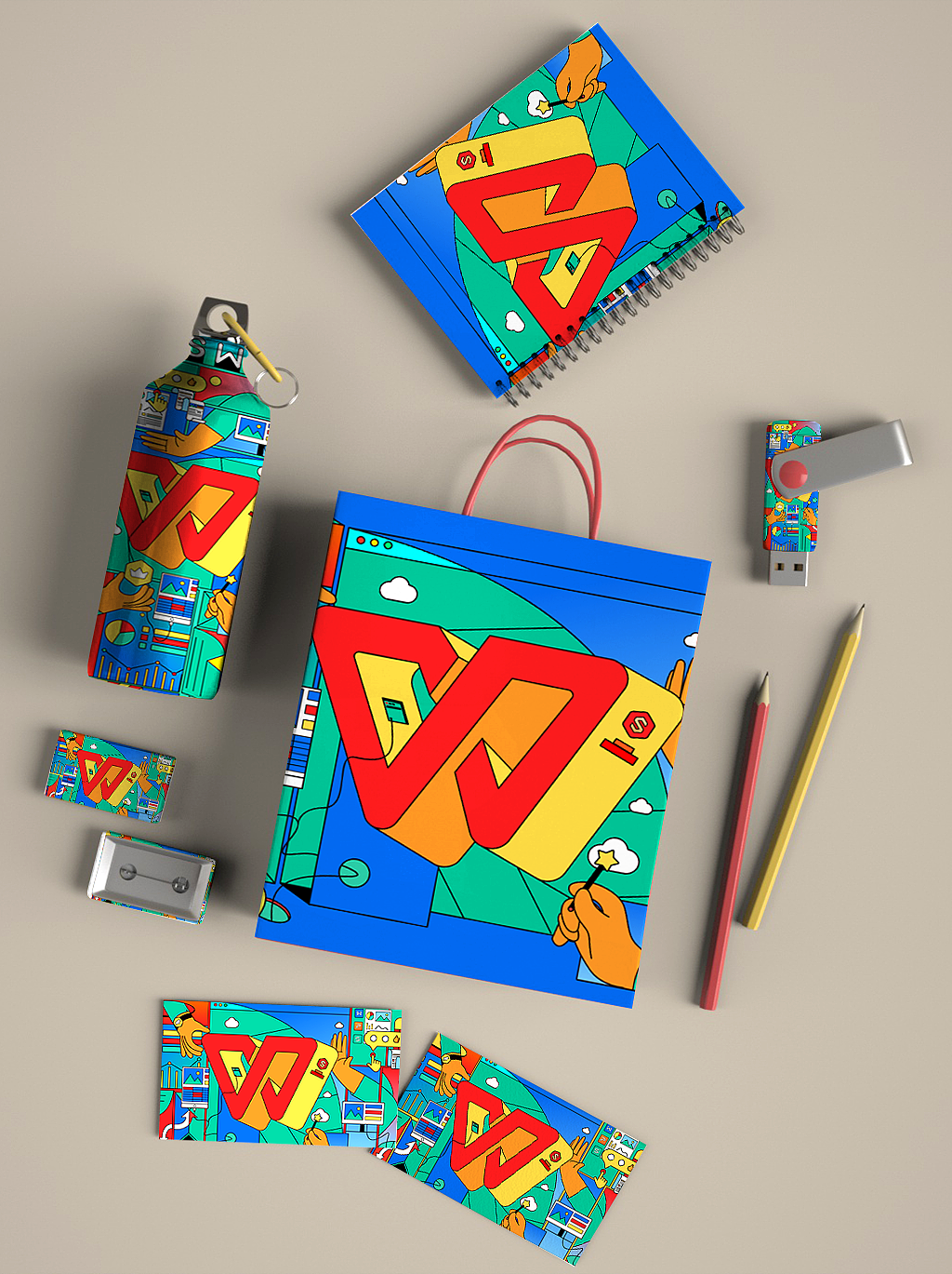 Let's WPS: 极致的体验，不可思议的办公！（图ZMjY3MDc5ODQ4） - 图案 - 站酷设计师CheneyHj原创素材 - 站酷ZCOOL