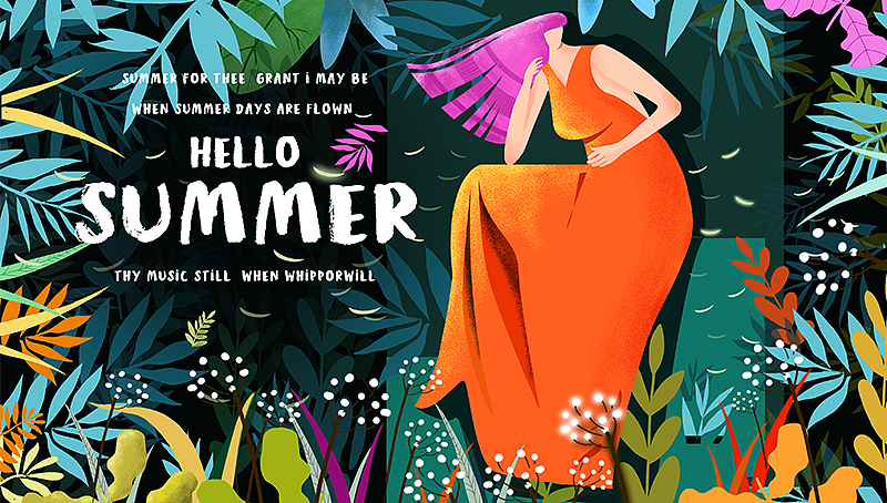 2018商业运营插画总结（图ZMTQzNTQxNjYw） - 商业插画 - 站酷设计师圆桃儿原创素材 - 站酷ZCOOL