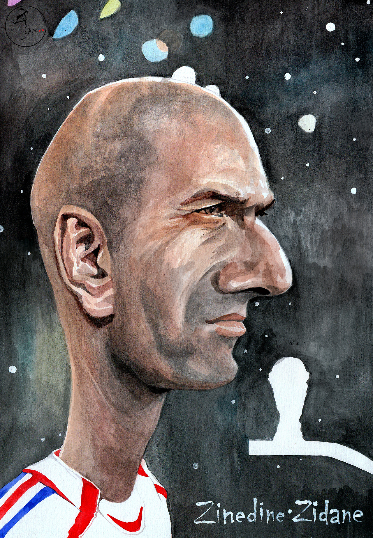 【新】名人堂2018 の 齐内丁·齐达内