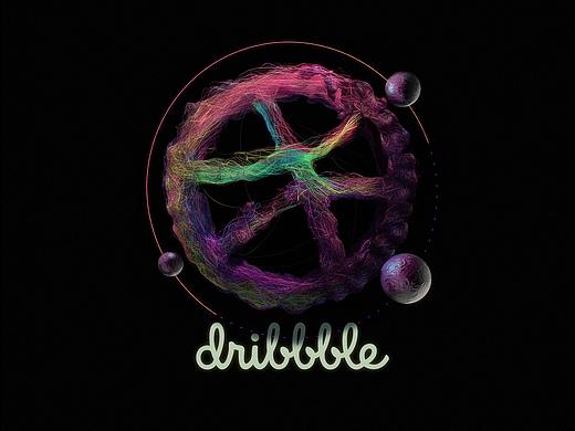 【C4D教程】在C4D中创建酷炫的粒子线条Dribbble球