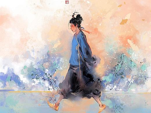 闭上眼,脑子里浮现的一些画面