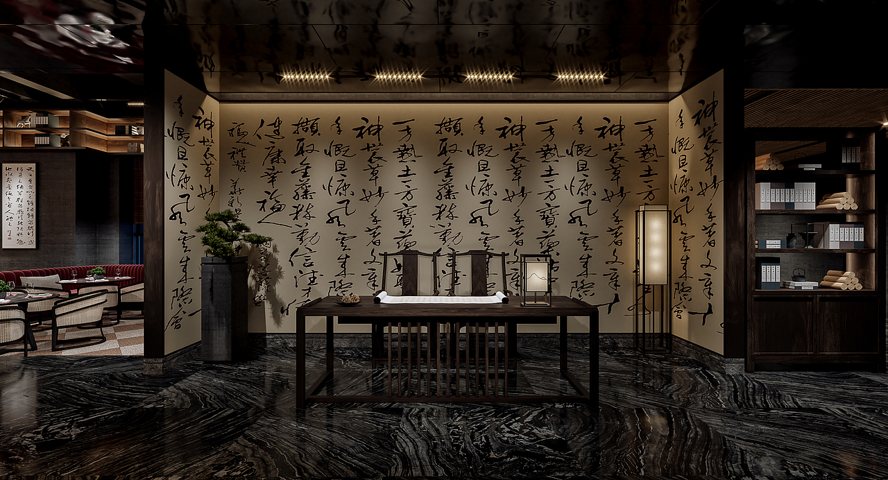 中餐厅（图ZMjA4OTQ3NDY4） - 家装设计 - 站酷设计师SeyHiYLL原创素材 - 站酷ZCOOL