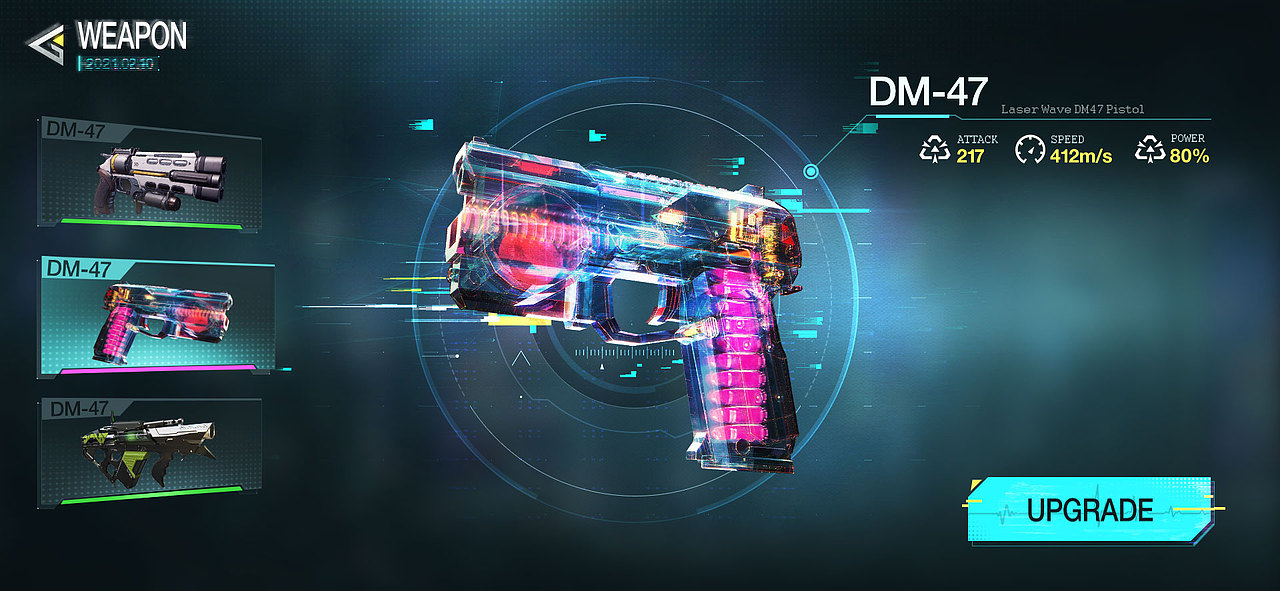 《 ninth area 》赛博朋克风格界面设计