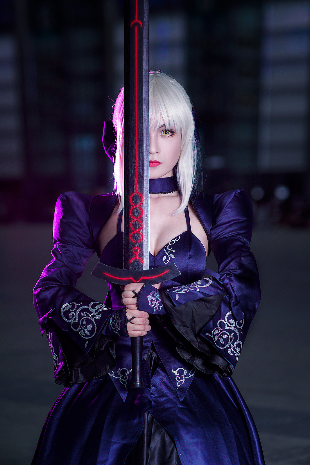 黑化Saber  cosplay  深10漫场照