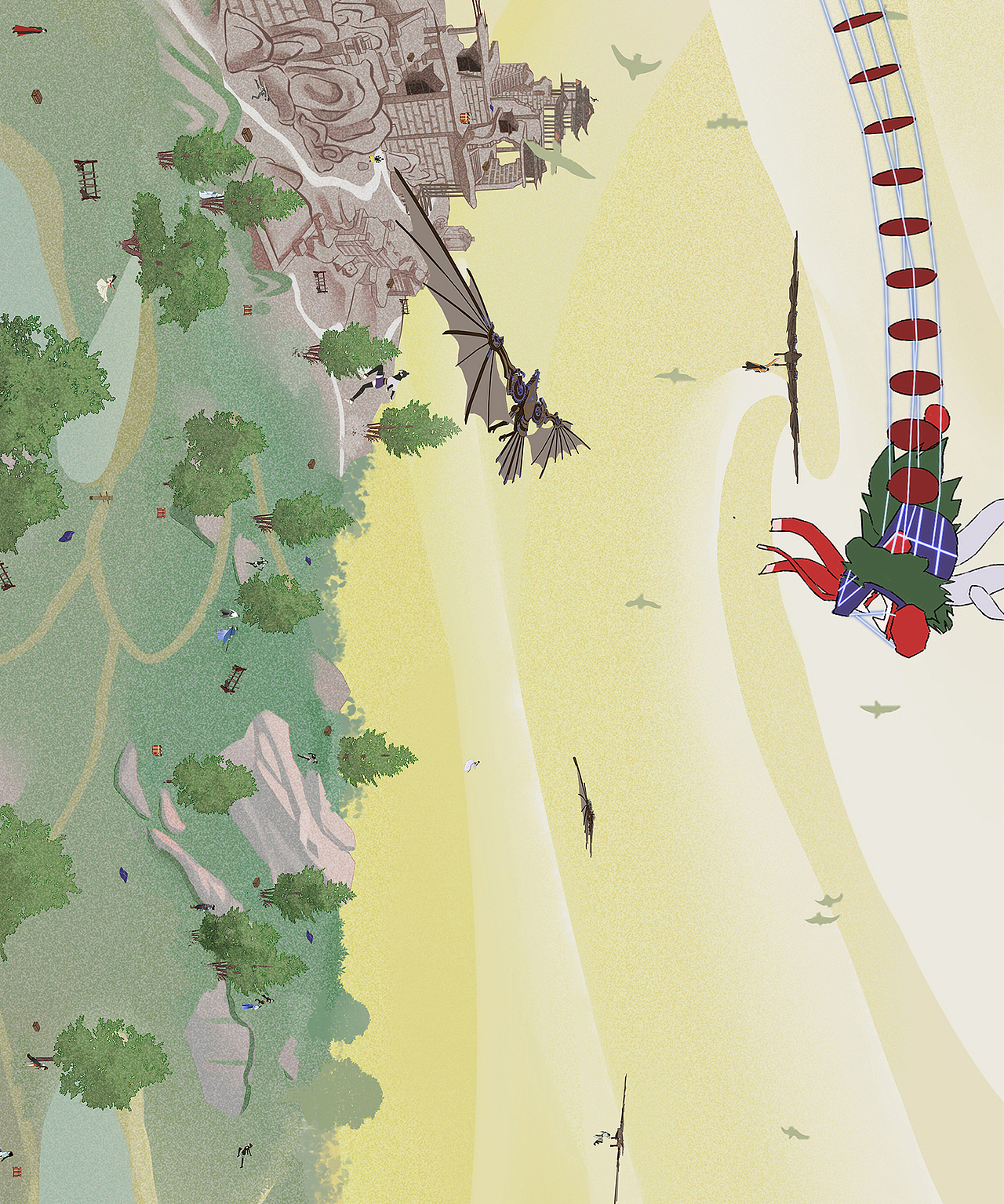 逆水寒江湖长条（图ZMjM4MTczMDk2） - 商业插画 - 站酷设计师郭小天__原创素材 - 站酷ZCOOL