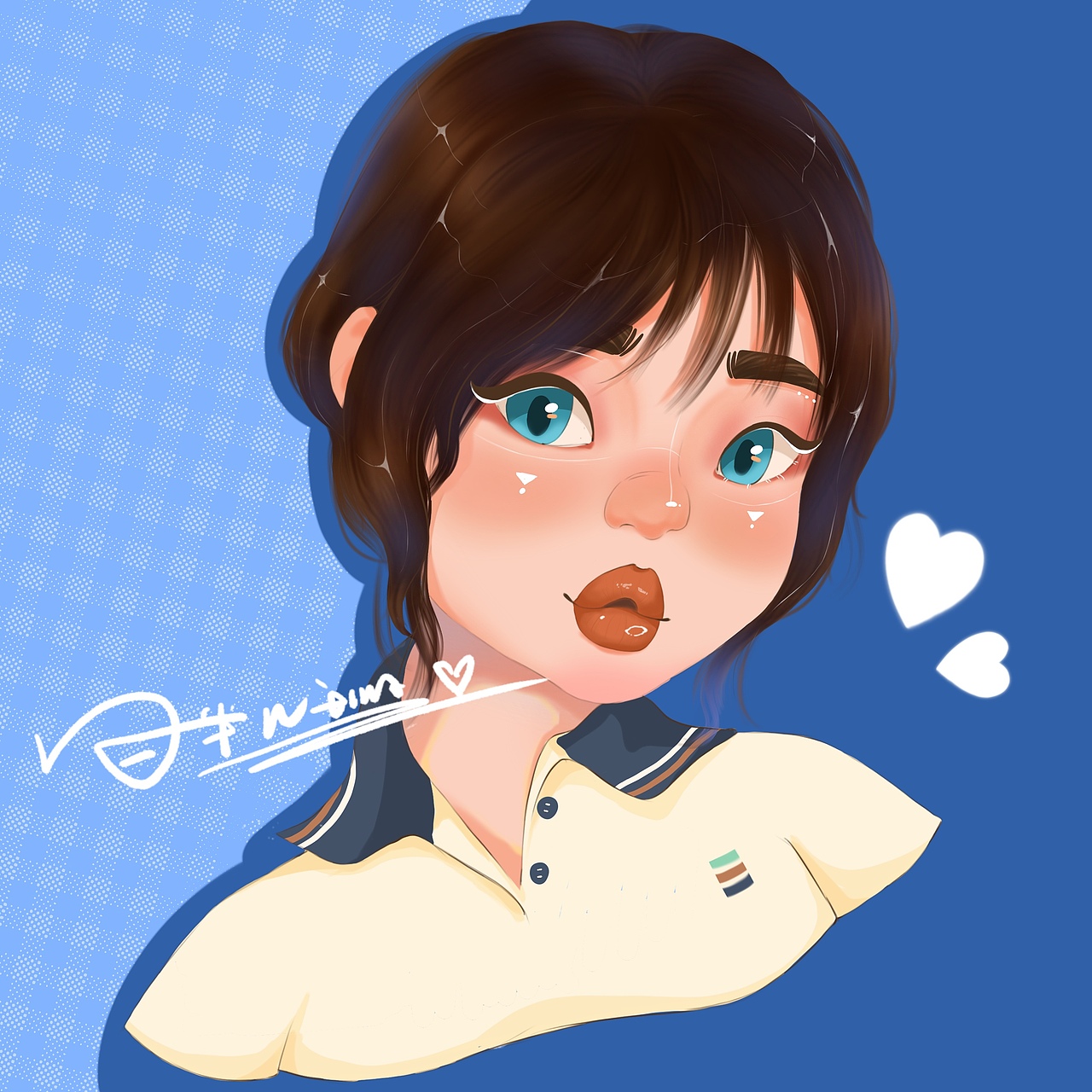 ．欧美风可爱小头像有木有人喜欢呐[z动心]（图ZMjcyNjYxMDIw） - 商业插画 - 站酷设计师月半儿珊原创素材 - 站酷ZCOOL