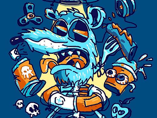 插畫老鼠（個人主頁-ZNDE1Mjg2MjA=） - 藝術(shù)插畫 - 站酷設(shè)計師社會你俊哥1原創(chuàng)素材 - 站酷ZCOOL