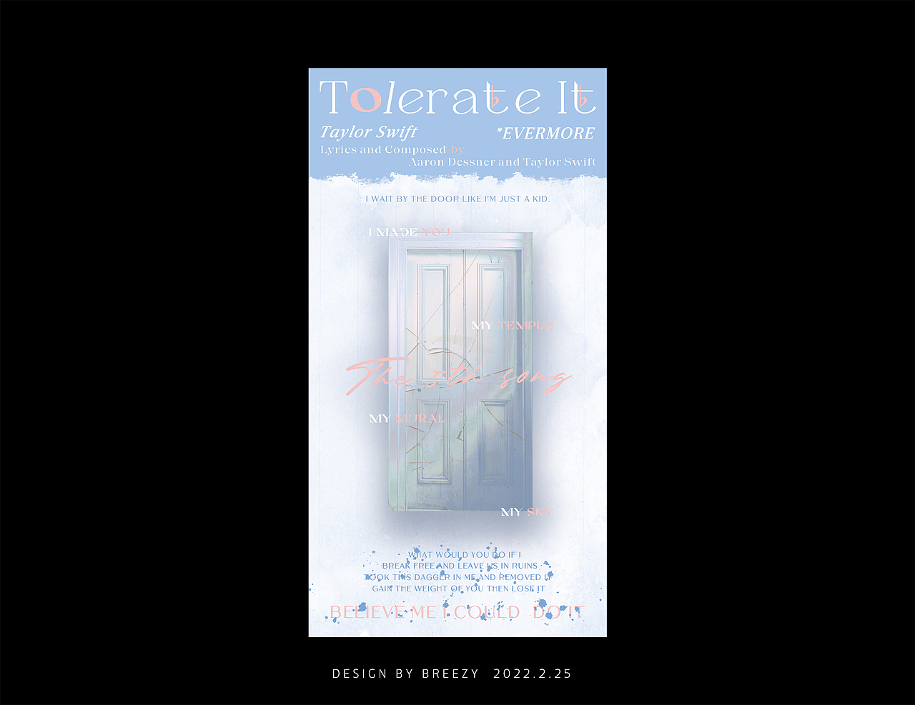 Tolerate It（图ZMjkwMTQxMTI0） - 海报 - 站酷设计师布瑞兹艾克斯原创素材 - 站酷ZCOOL