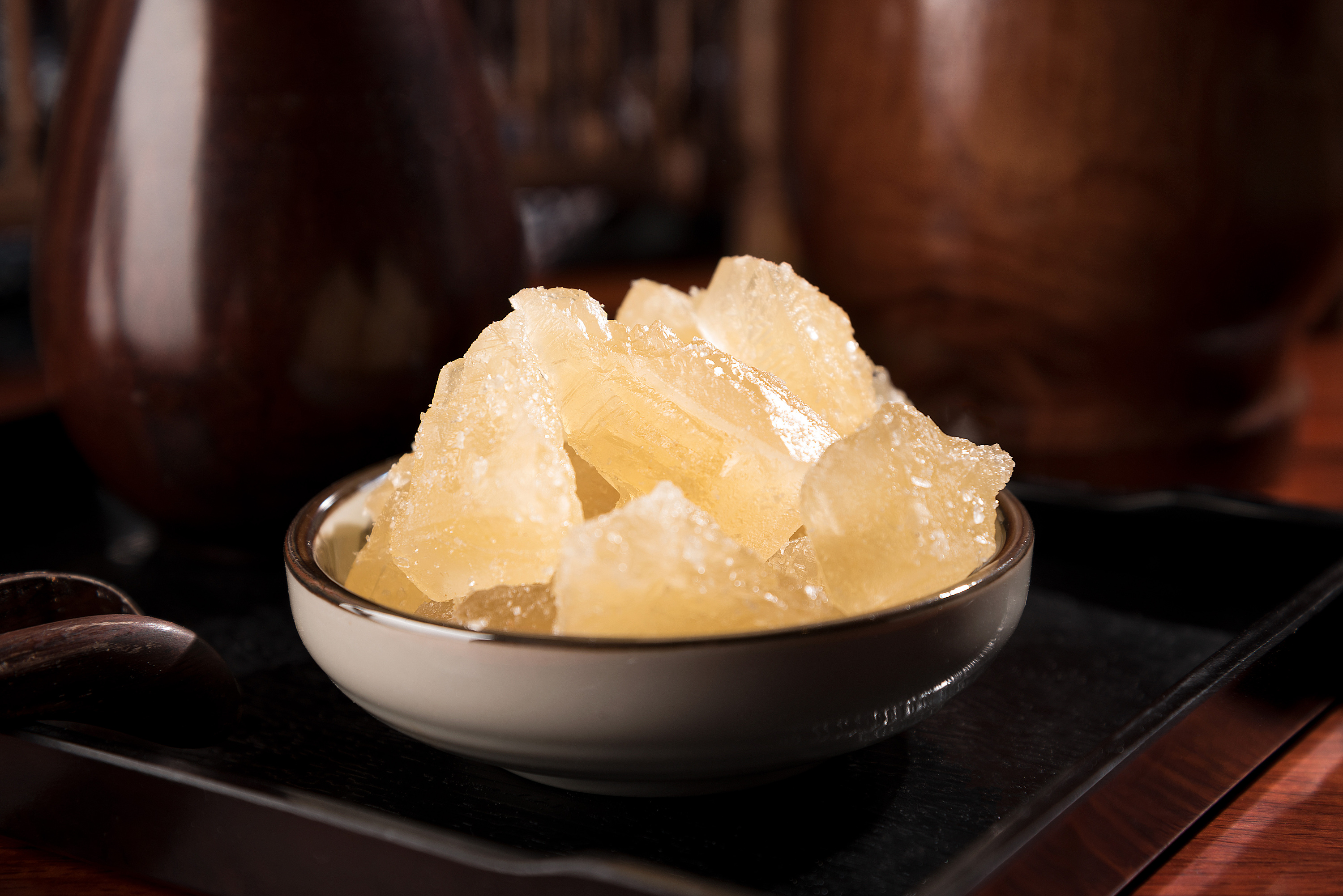 黄冰糖产品拍摄图片