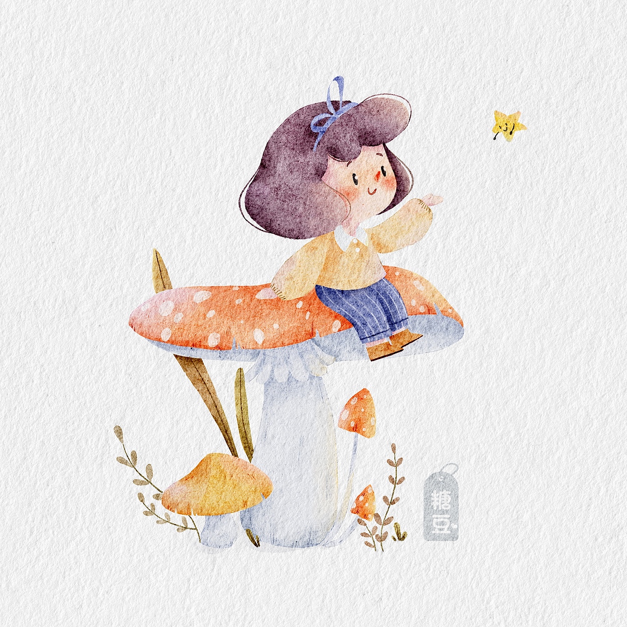iPad水彩小场景（图ZMjk5Mzg4ODg0） - 儿童插画 - 站酷设计师糖豆LT原创素材 - 站酷ZCOOL
