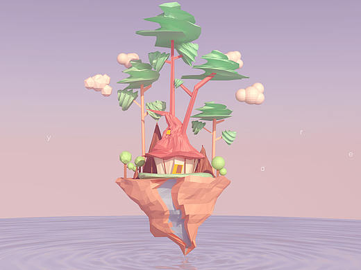 day dream -low poly
