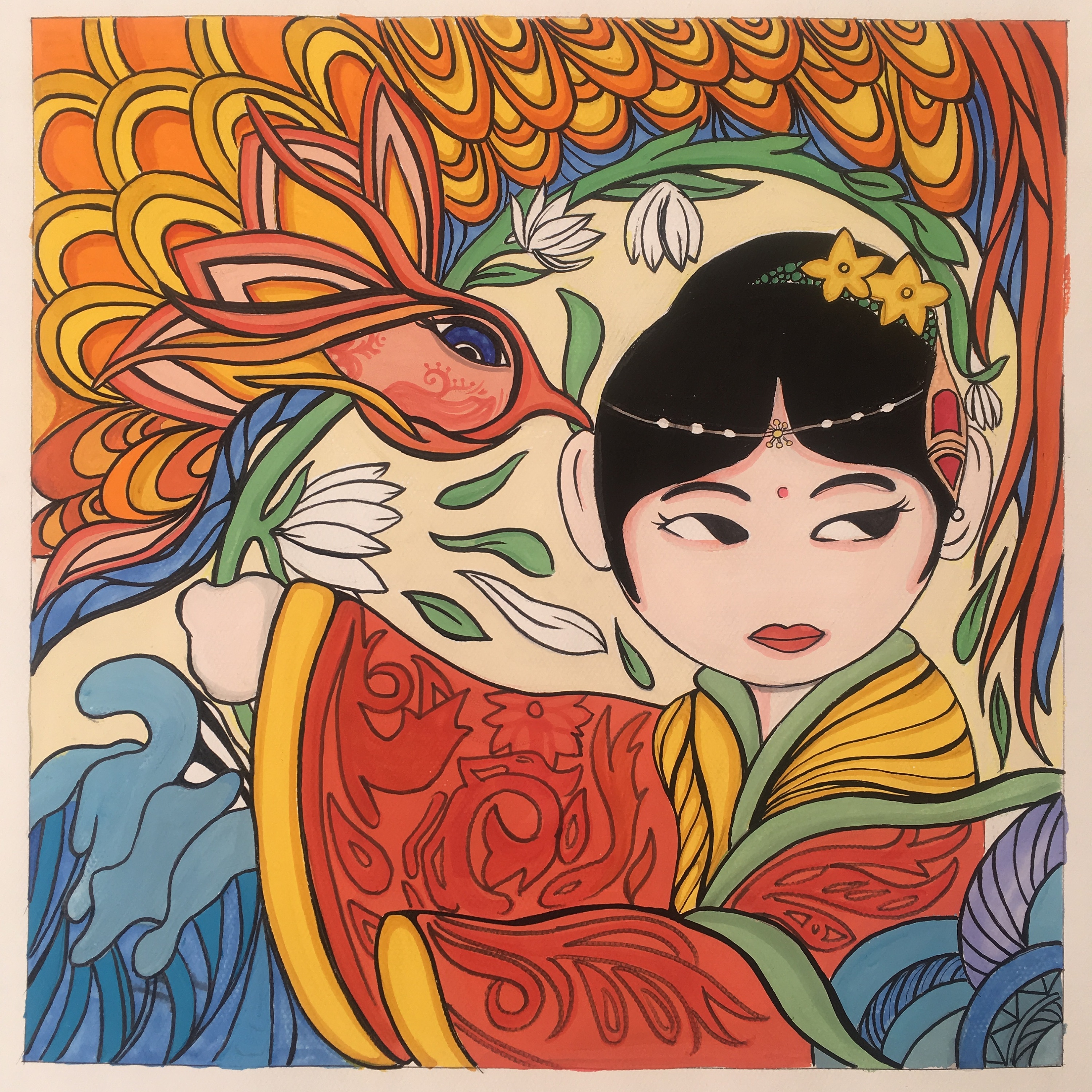 16年—17年视觉传达考研手绘