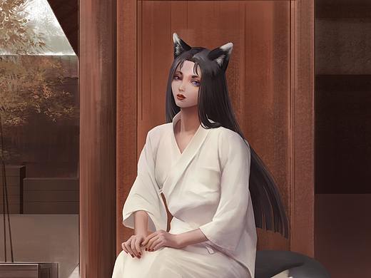 一只狐狸（个人主页-ZNDI2MjE1ODQ=） - 创作习作 - 站酷设计师狼索尔原创素材 - 站酷ZCOOL