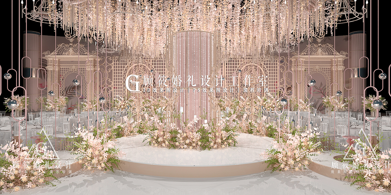 3D婚礼效果图（图ZMTc0MDc3MDky） - 舞台美术 - 站酷设计师顾筱婚礼设计原创素材 - 站酷ZCOOL