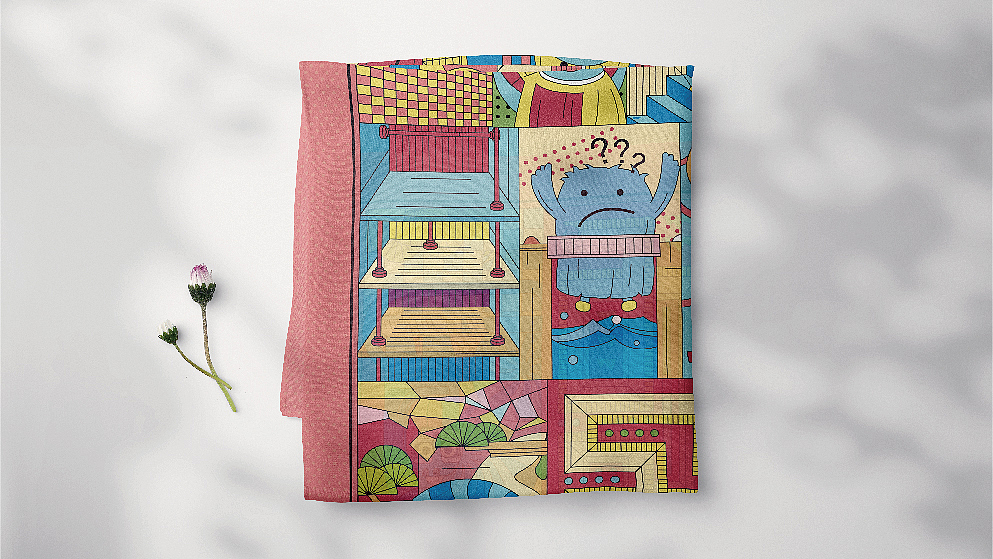 趣系列丝巾设计