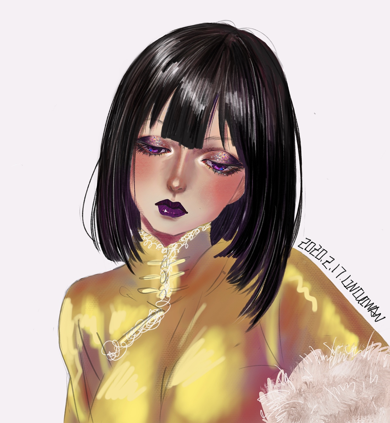 插画练习4（图ZMTk1OTU0MTY0） - 创作习作 - 站酷设计师lincuiwan66原创素材 - 站酷ZCOOL