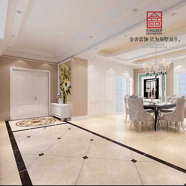 【建投十号院装修】-227㎡-简约欧式